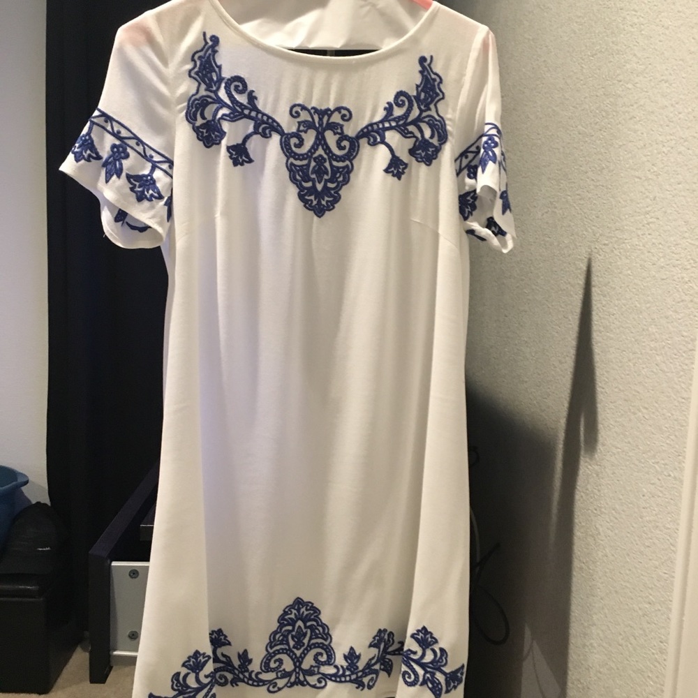 Dress white lulus new